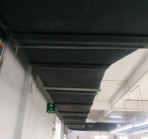 Bảo ôn FNS Flex bọc hệ thống ống gió Asia Garment.Namkhangco